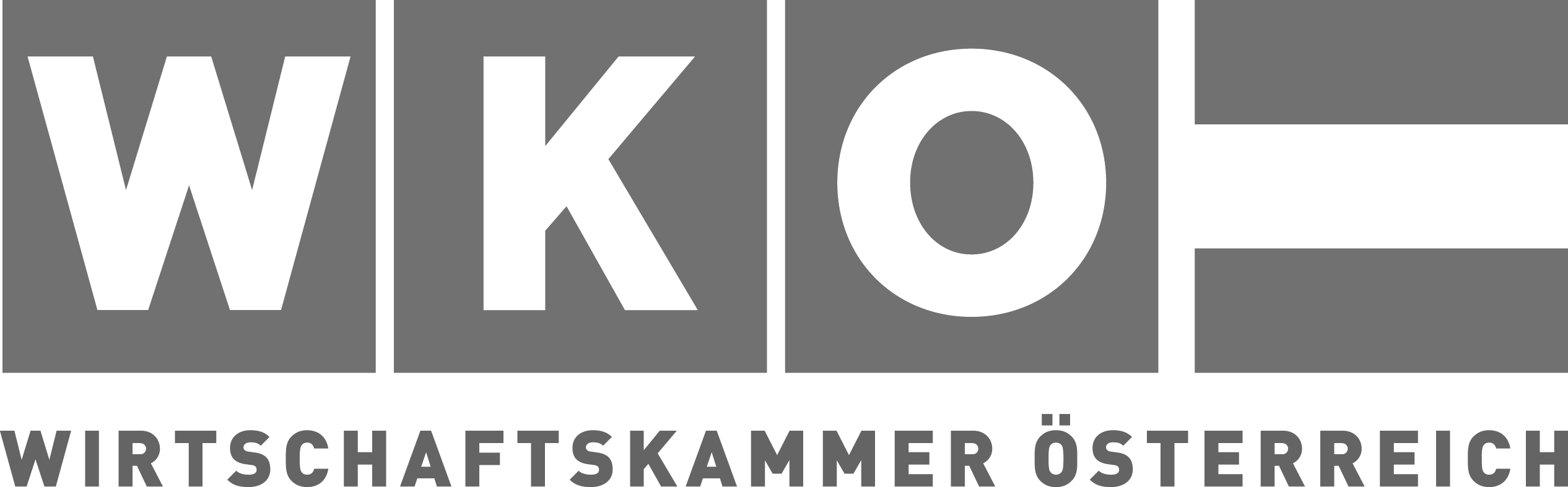 WKO Logo singular grau